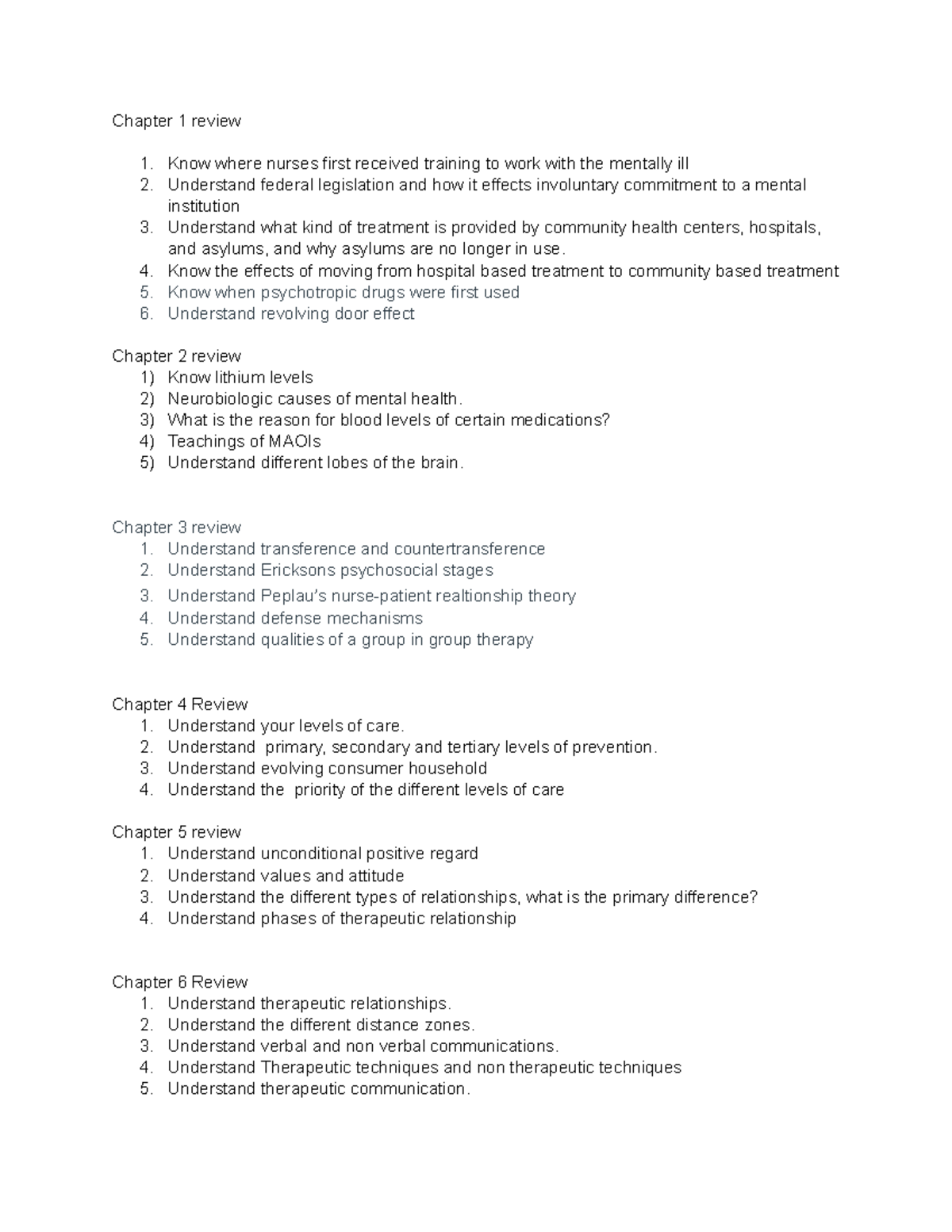 Exam 1 study guide S2023 (1) - Chapter 1 review Know where nurses first ...