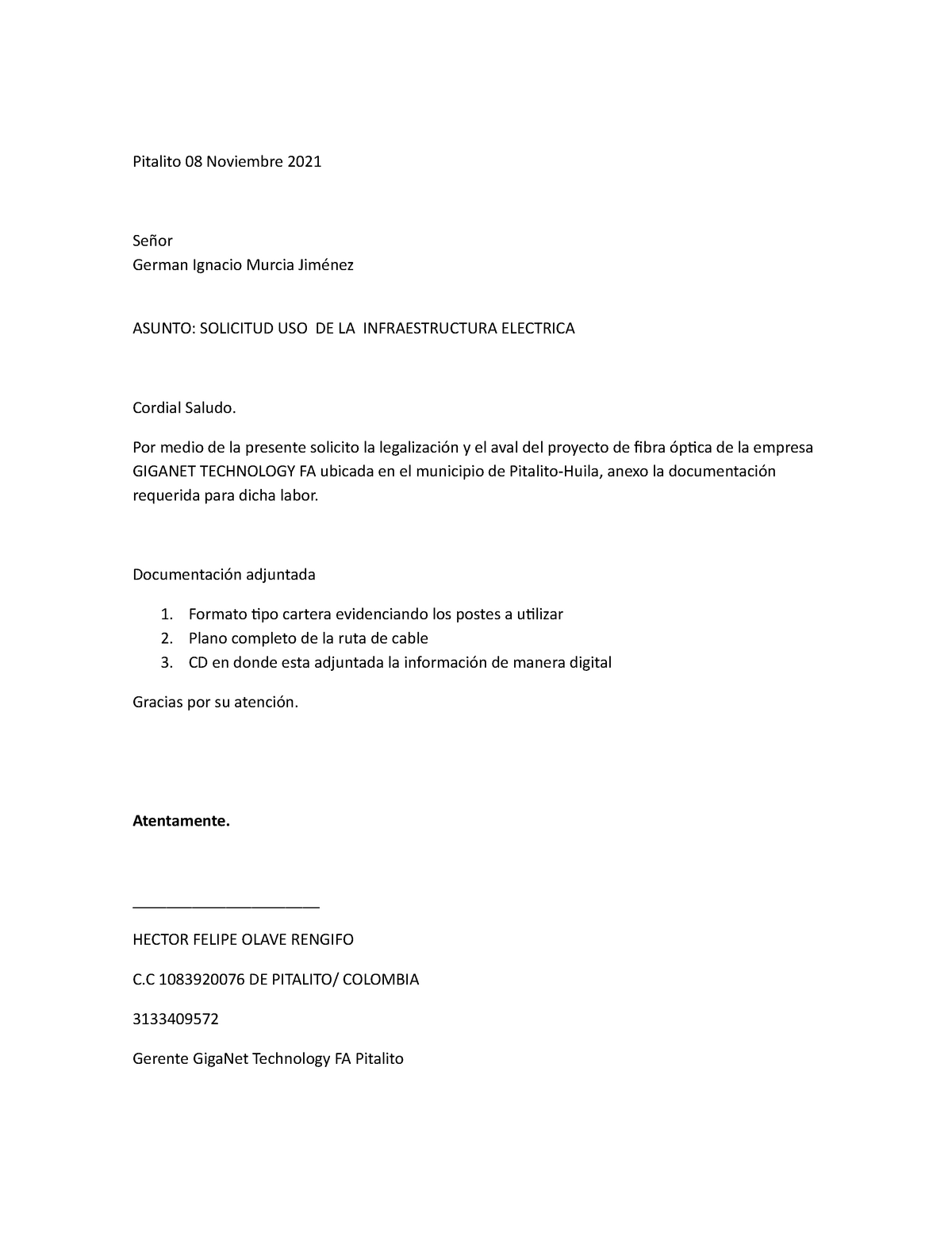 Carta solicitud permiso - administración financiera - Uniminuto - Studocu