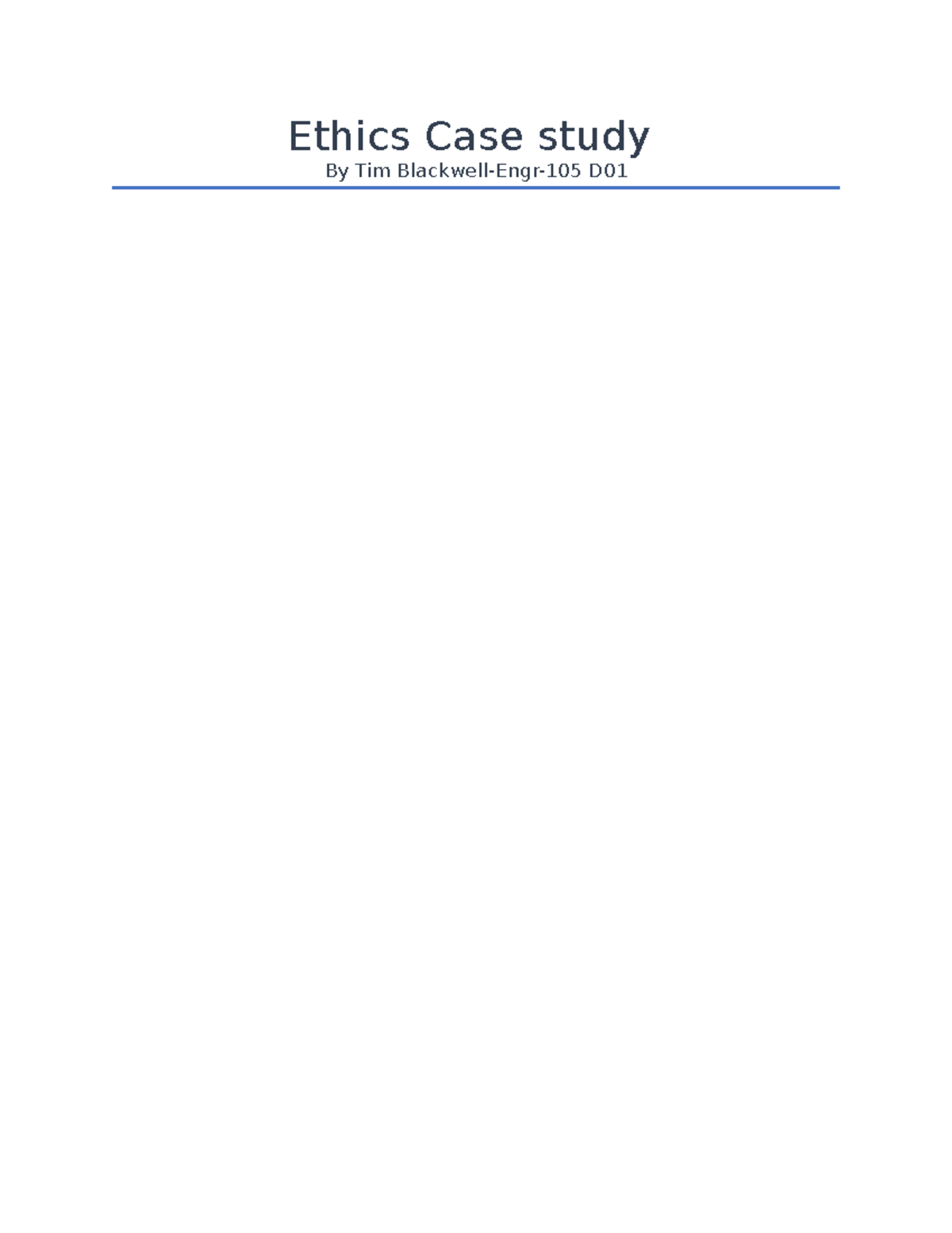 ethics case study with solution pdf in english