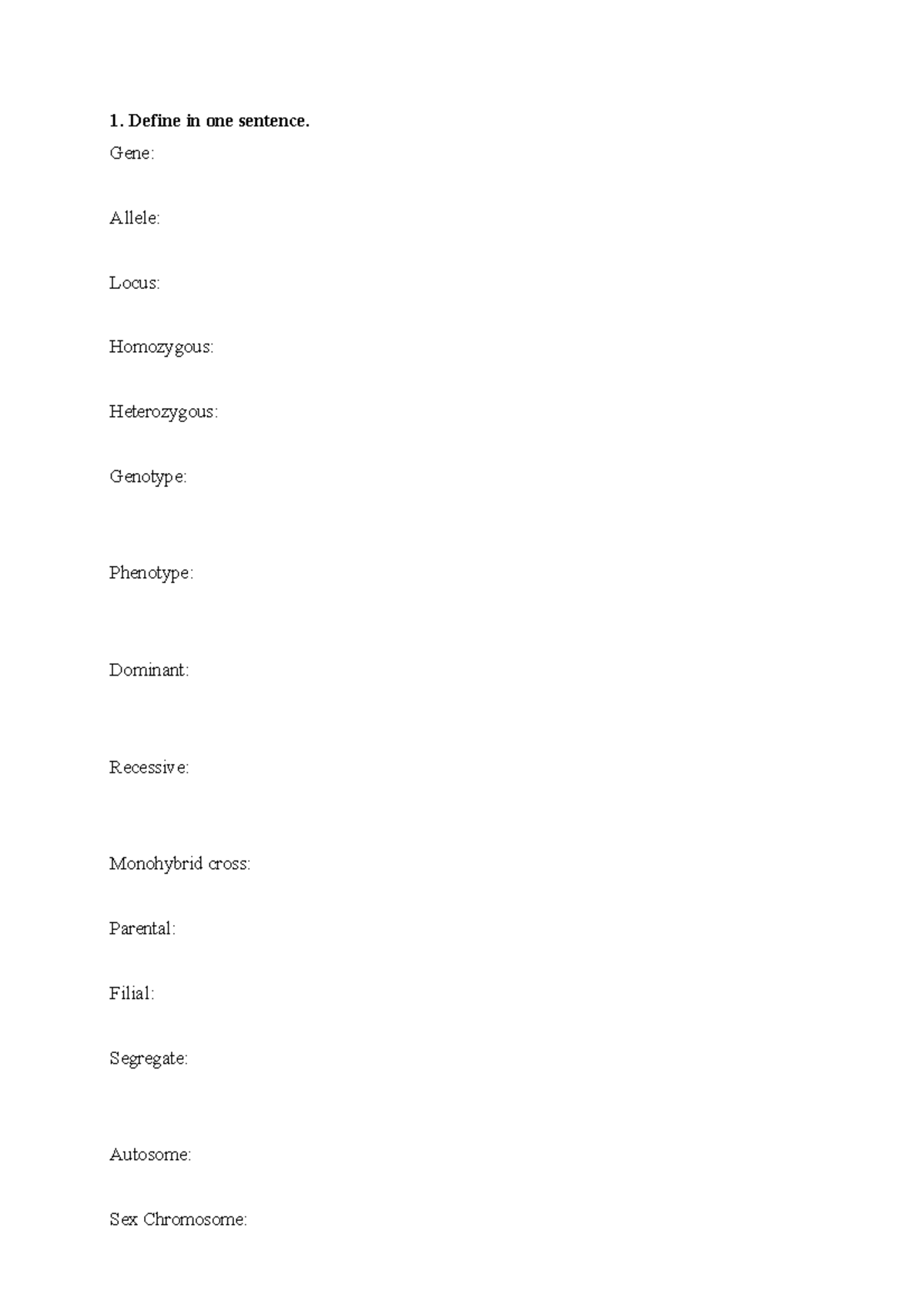 Module 1 And 2 Genetics And Evolutionary Biology Questions And Answers