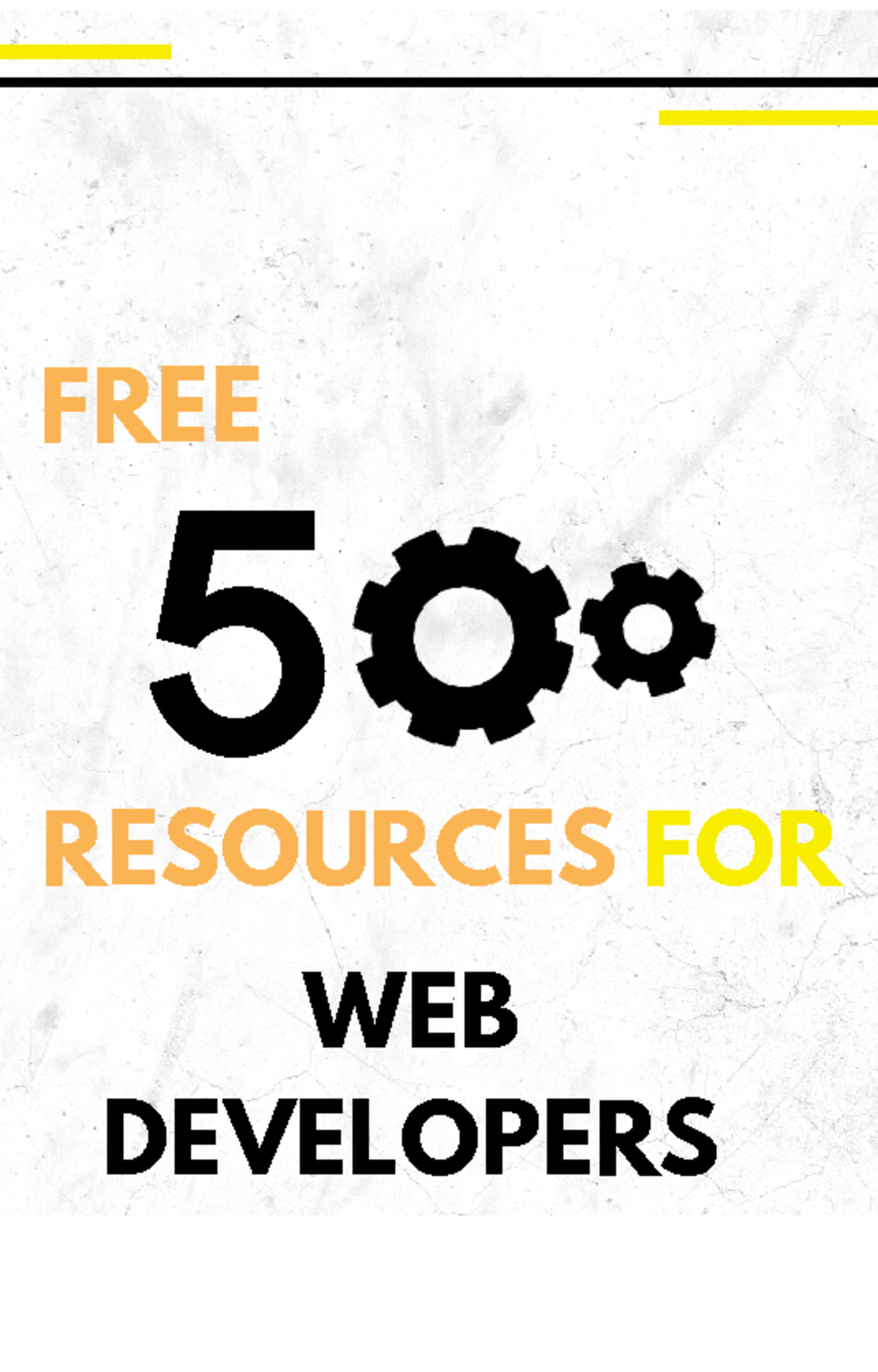 500 Resources for Web Developers - FREE 5 RESOURCES FOR WEB DEVELOPERS ...