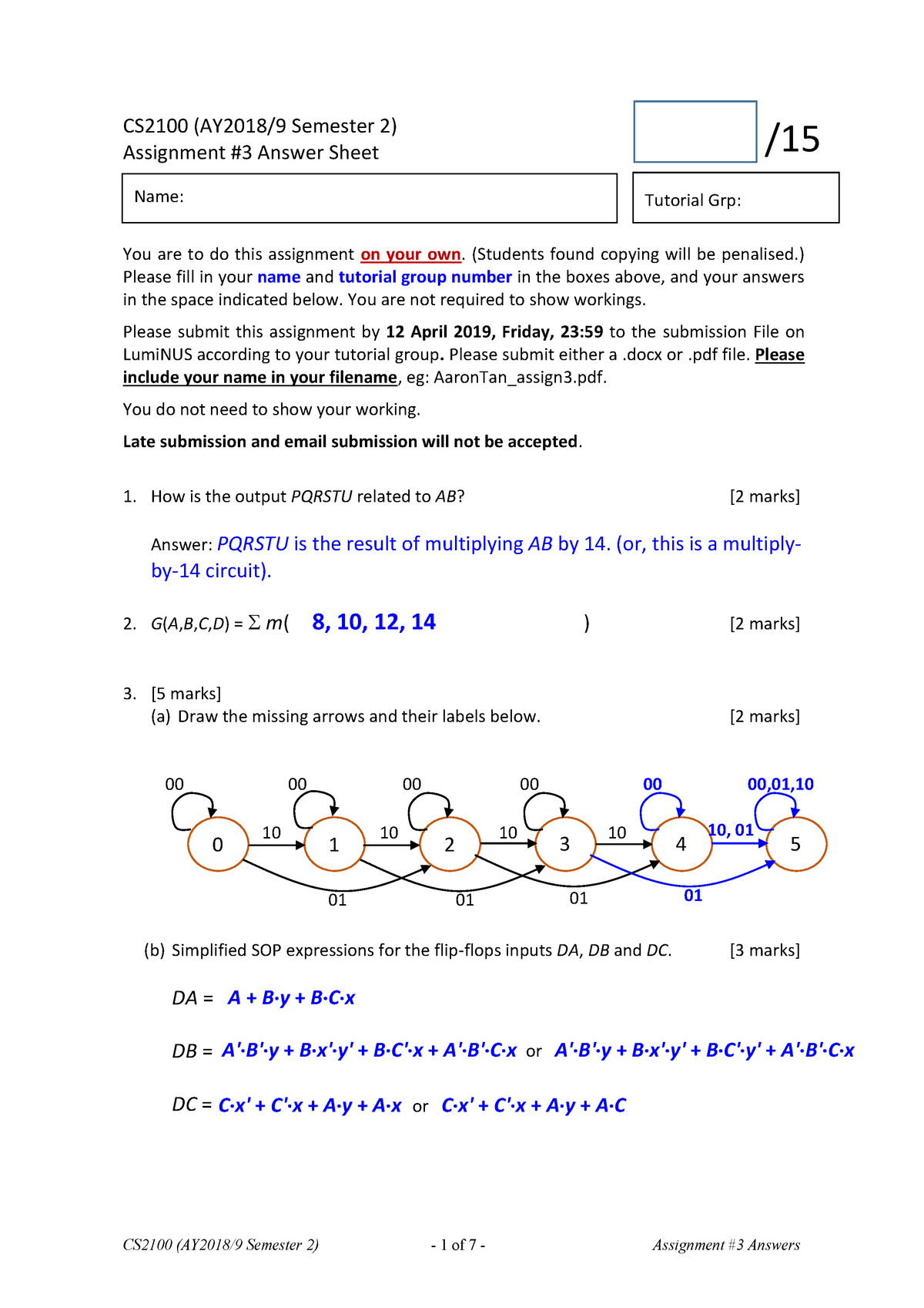 assignment 3 function approximation and control