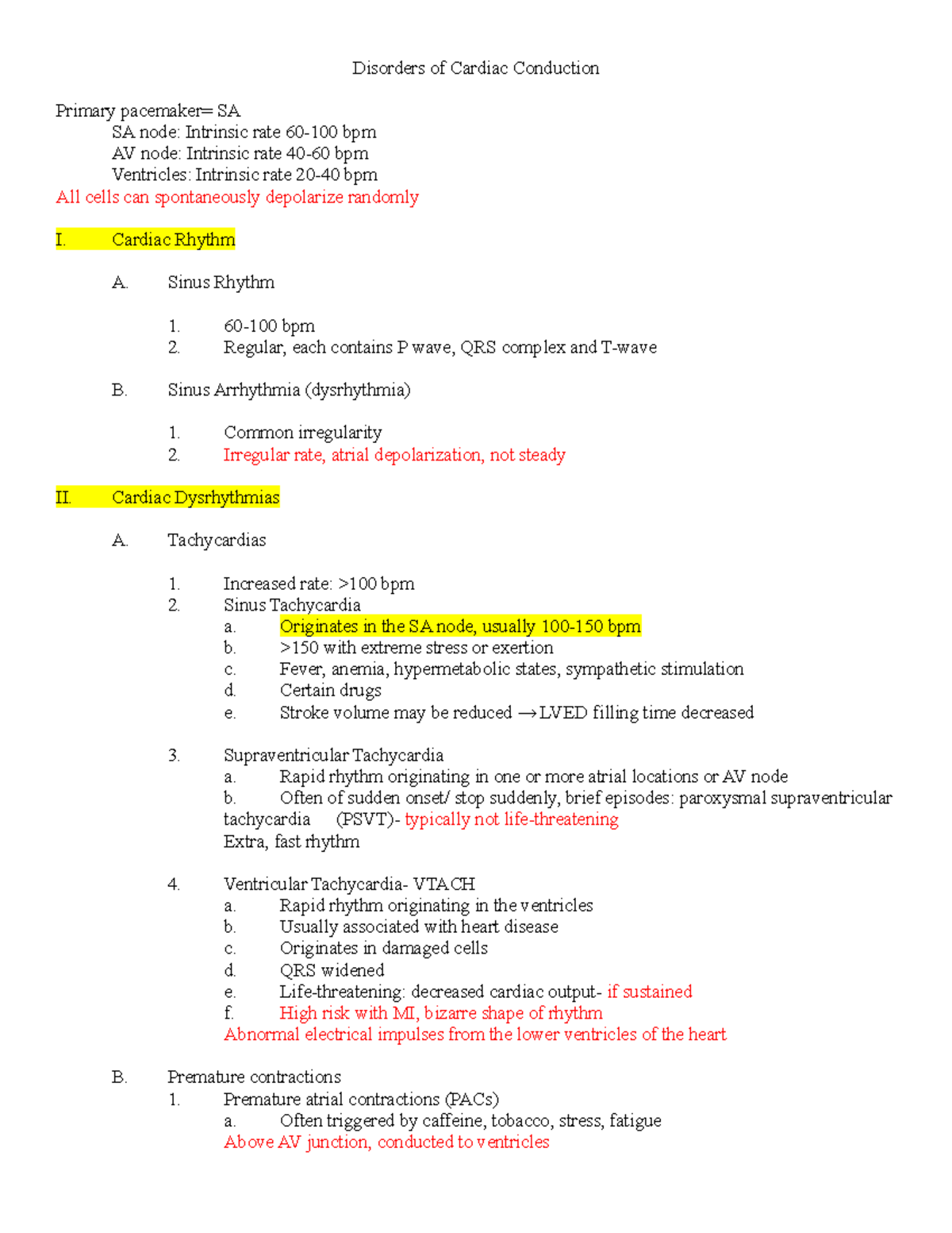 Cardiac Conduction - Intro to Patho, Prof Carlson and Forester ...