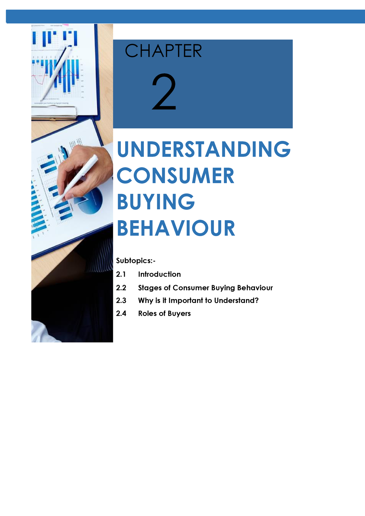 Learning KIT - Chapter 2 - CHAPTER 2 UNDERSTANDING CONSUMER BUYING ...