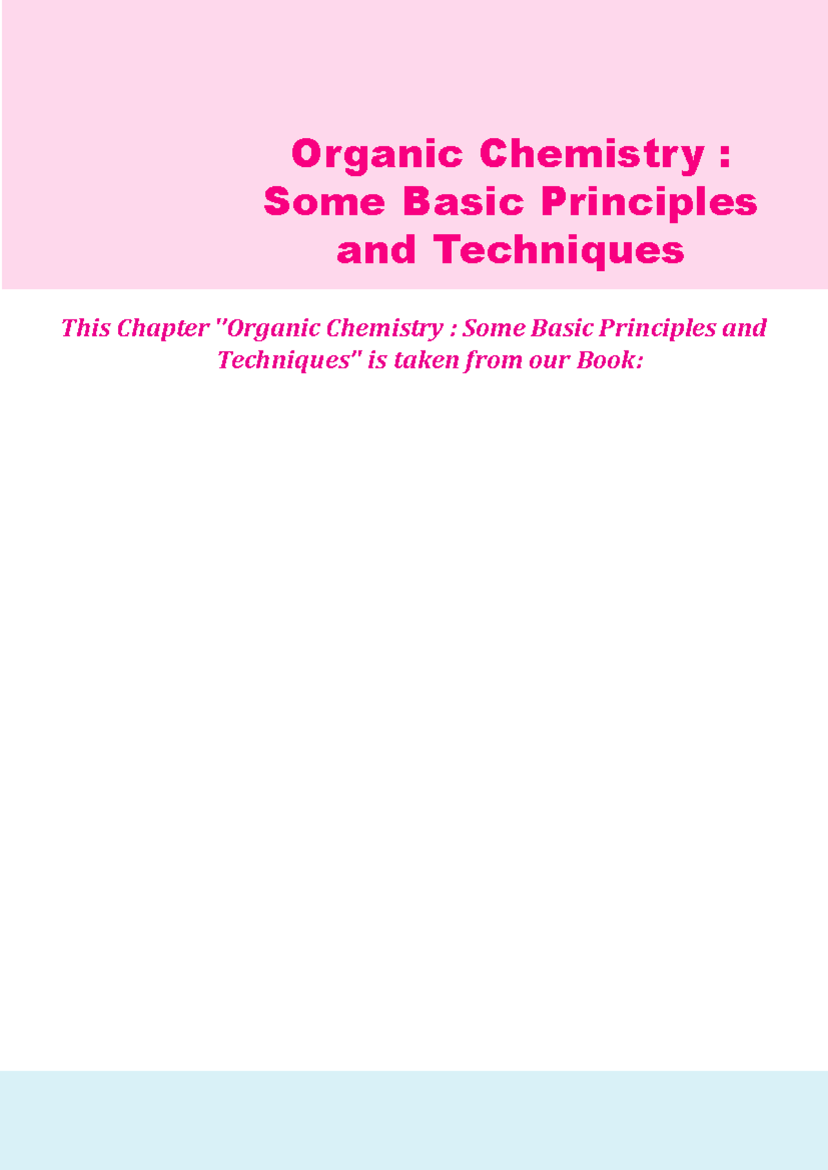 Organic Chemistry : Some Basic Principles and Techniques - 𞀀矄 Ū Ñ 졠 ...