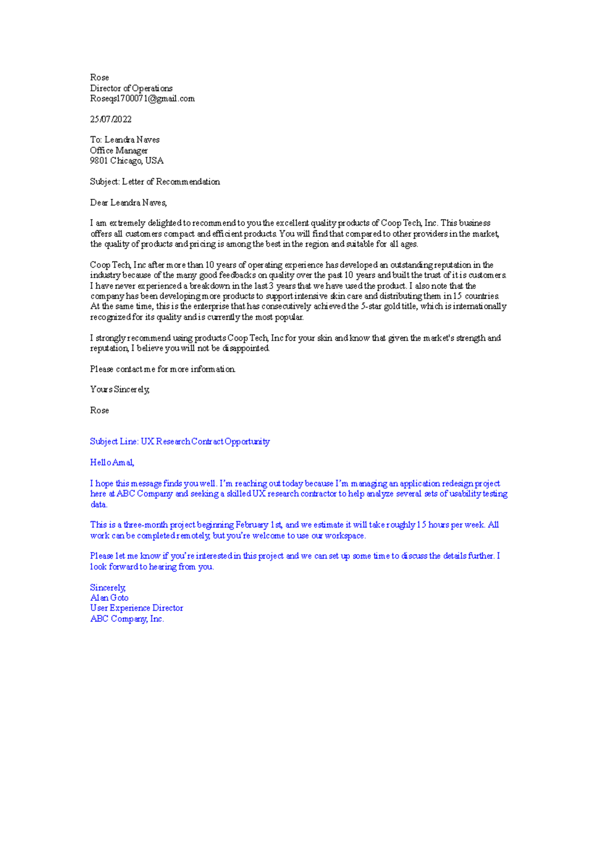 Final Recommendation Letter - Rose Director of Operations Roseqs1700071 ...