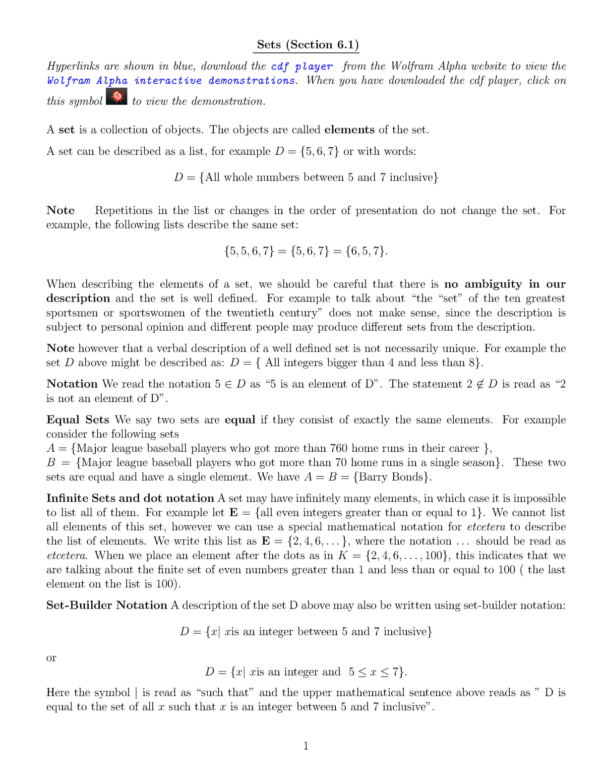 Lecture Notes 1 Math 10120 Finite Mathematics Studocu