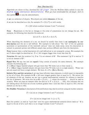 Lecture notes 23 - Linear Programming - Section 3: Linear programming ...