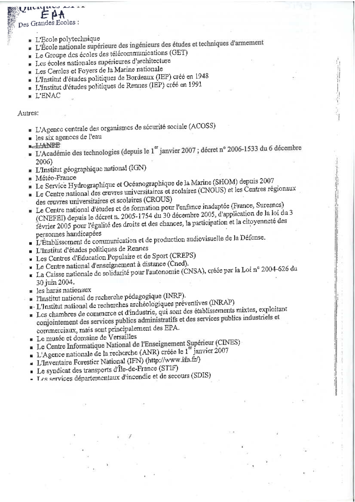 Doc epa epic op gip fd - Droit administratif I - Université Paris 2 ...