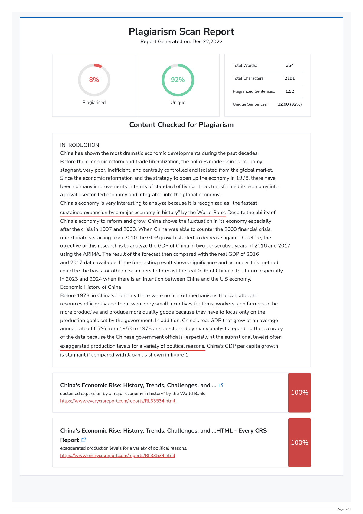 Plagiarism-report (1) - Plagiarism Scan Report Report Generated on: Dec ...