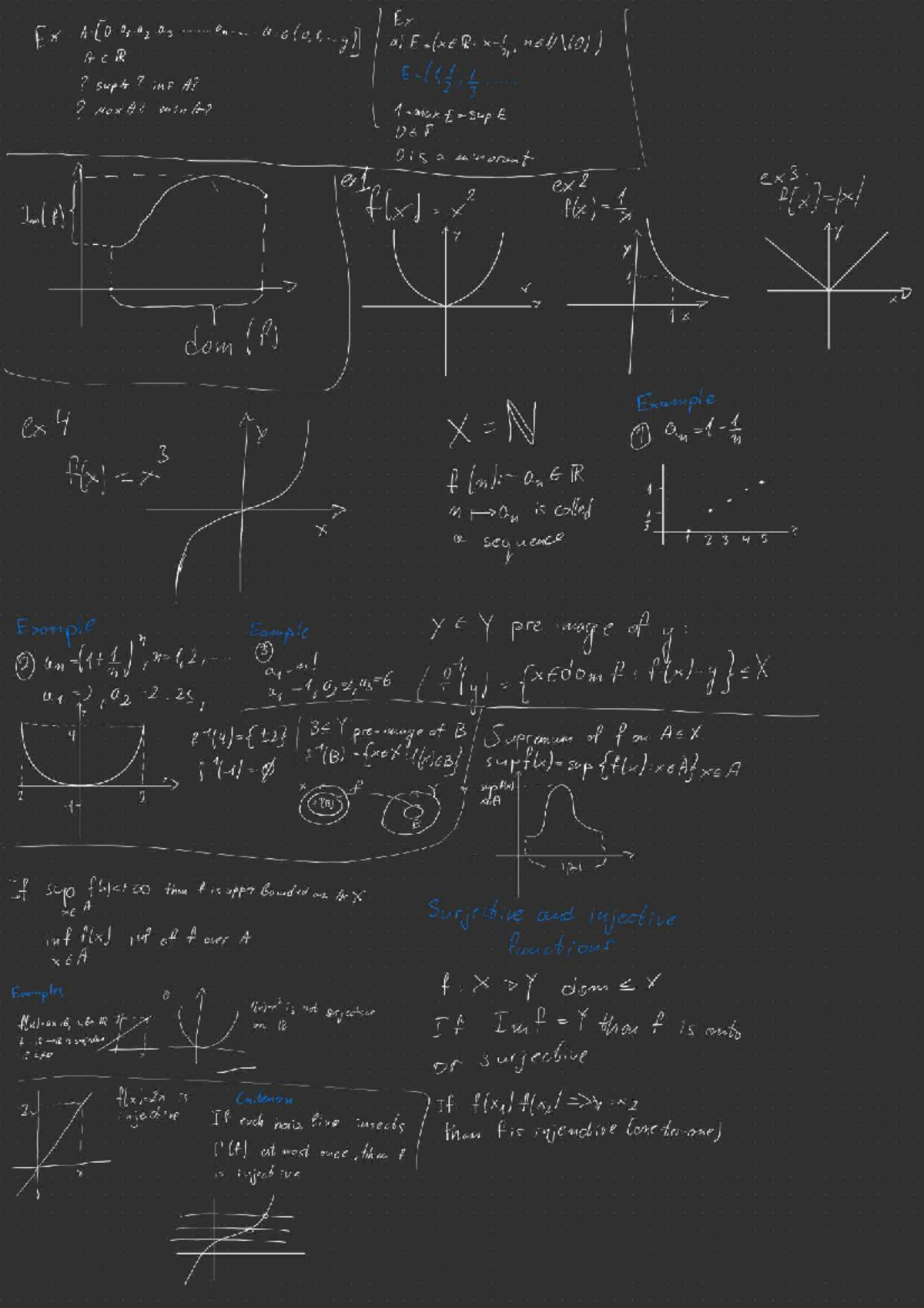 Math Analysis I - Ex Ex ACR ? supA? inF A? 2 MaxAl minA? E 06 Dis a ...