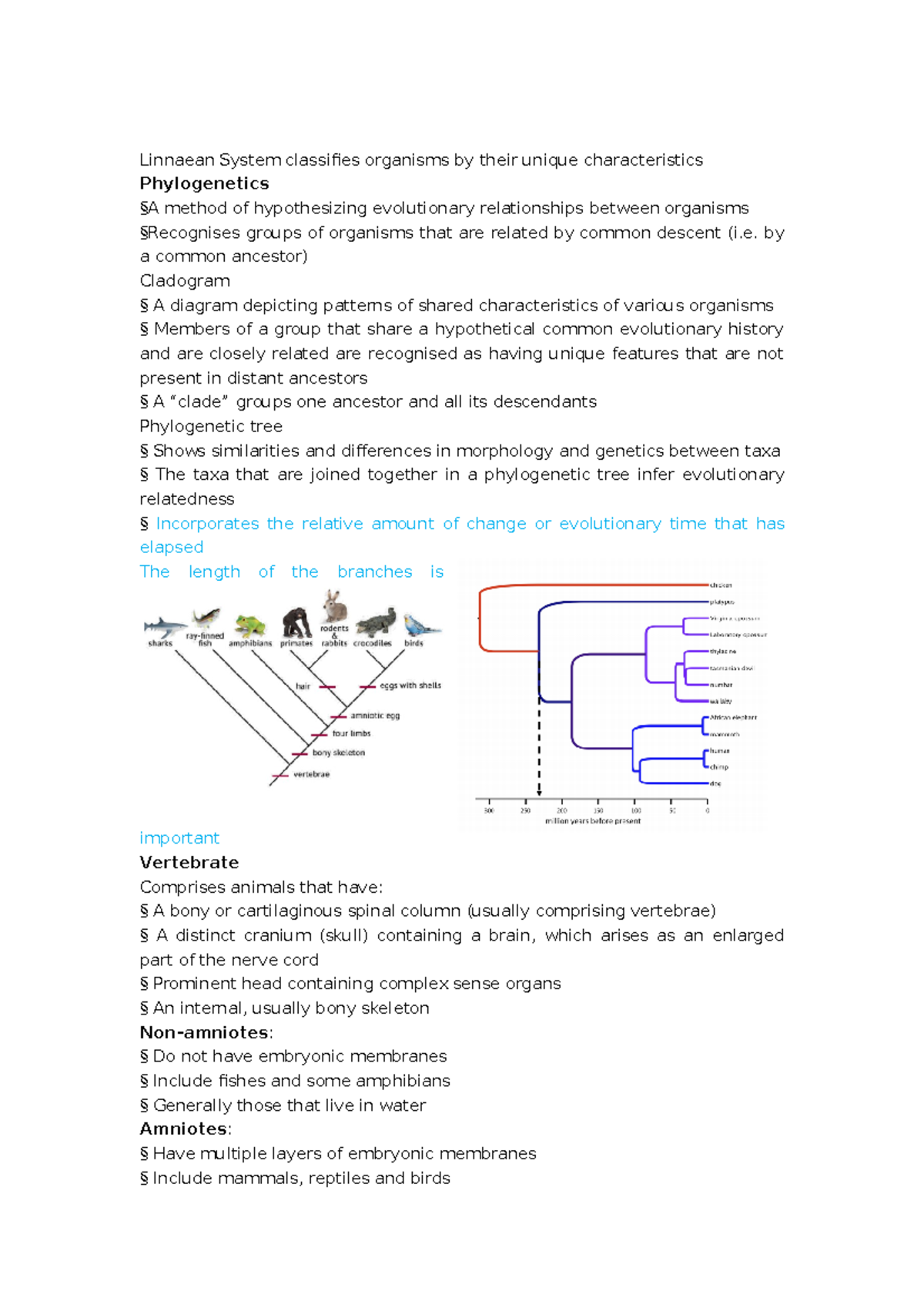 Quiz1 - Trying to upload something - Linnaean System classifies ...