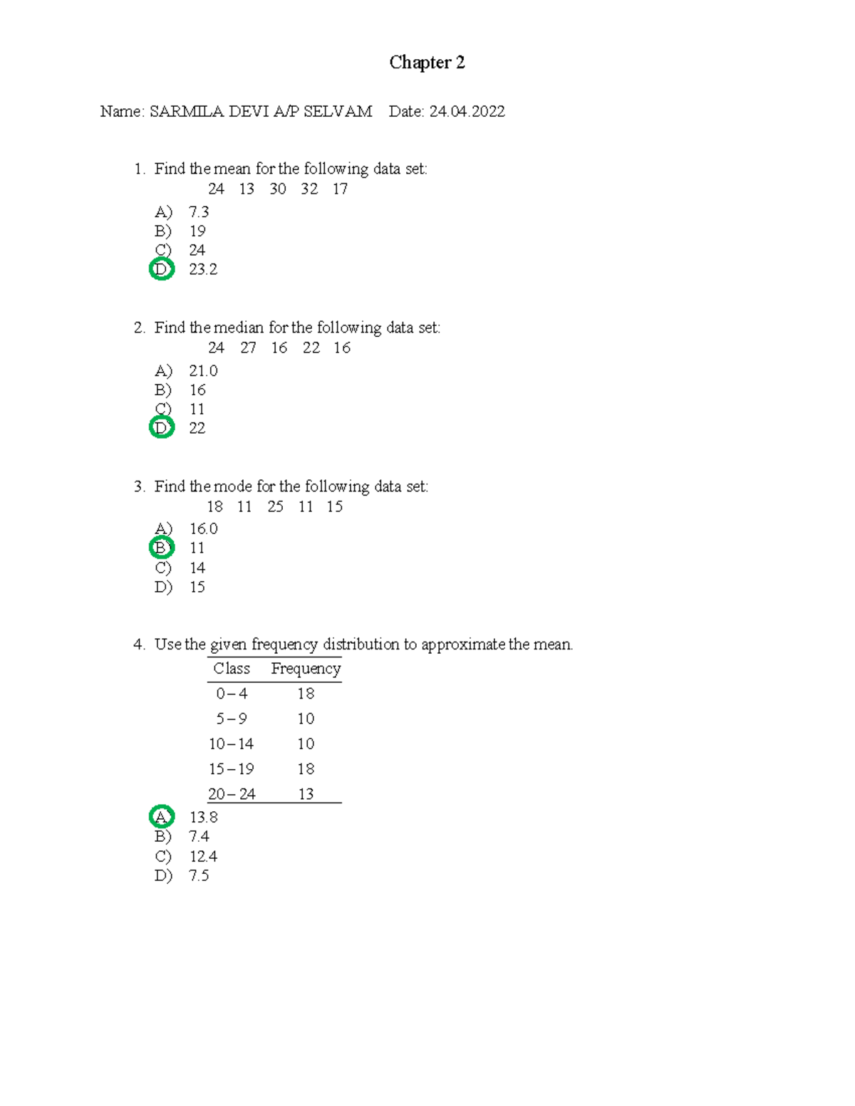 Exercise 2C - Chapter 2 Name: SARMILA DEVI A/P SELVAM Date: 24. Find ...