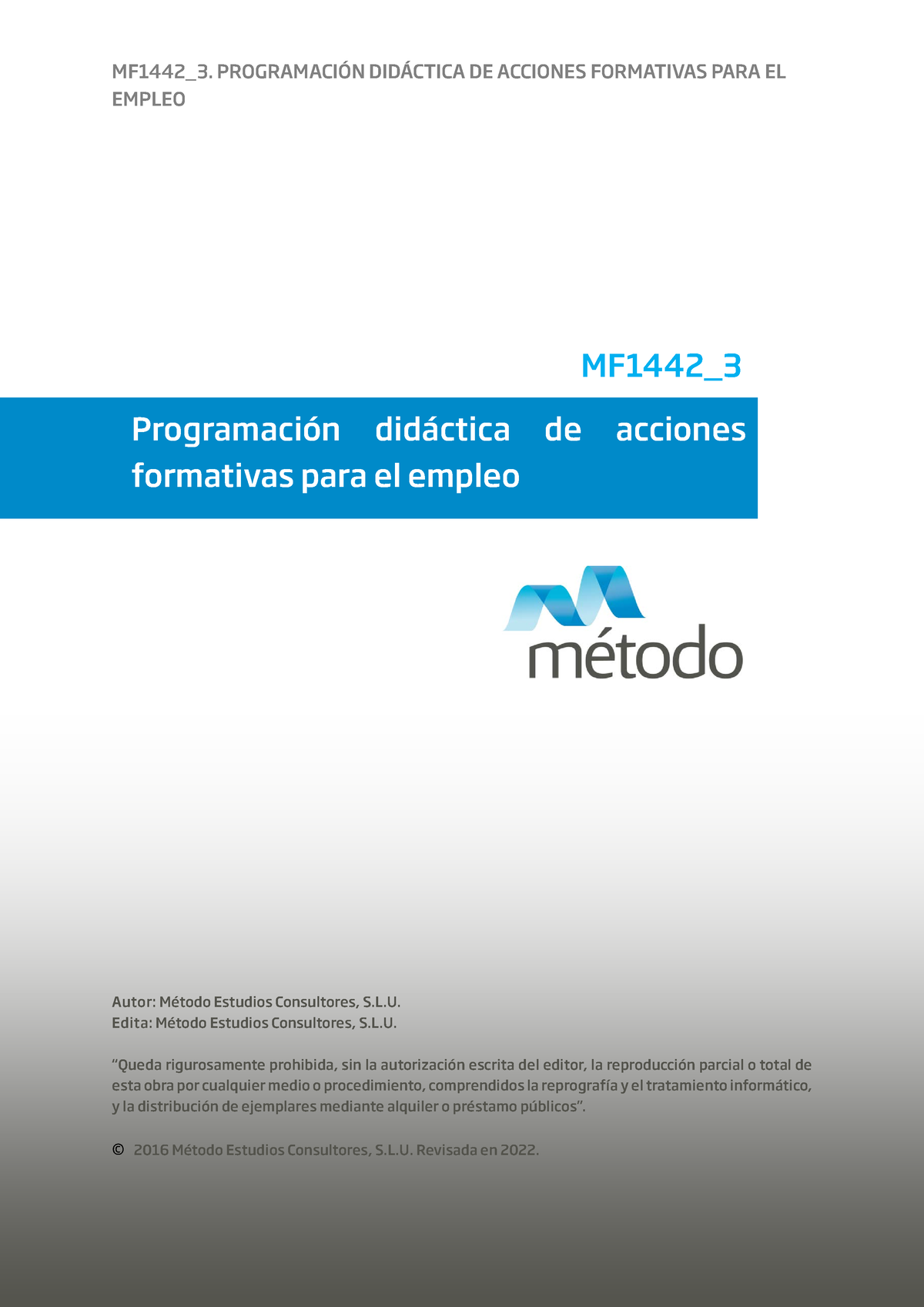 MF1442 - APUNTES - MF1442_3. PROGRAMACIÓN DIDÁCTICA DE ACCIONES ...