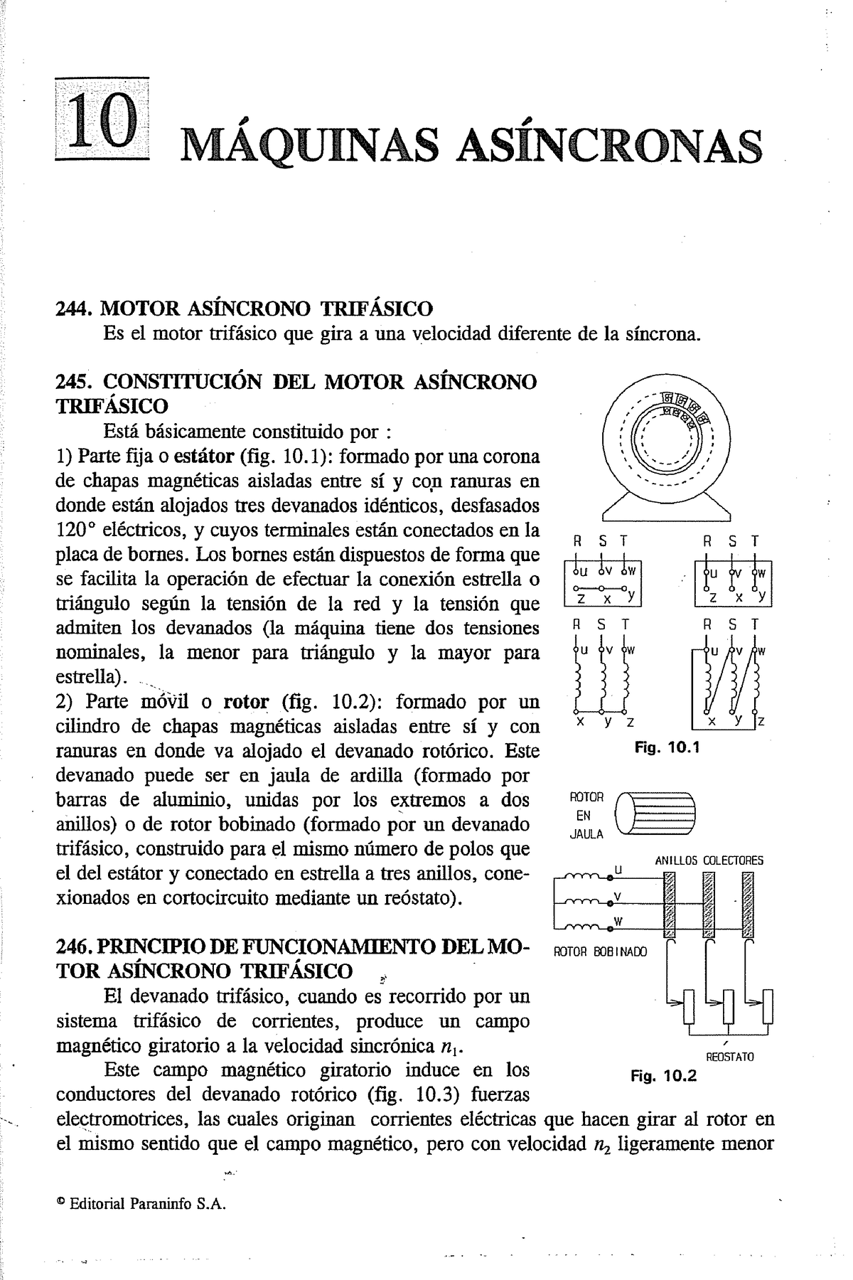 Tema 10 - Máquinas Asíncronas - MI MÁQUINAS ASINCRONAS Iv Ivi 244. M O ...