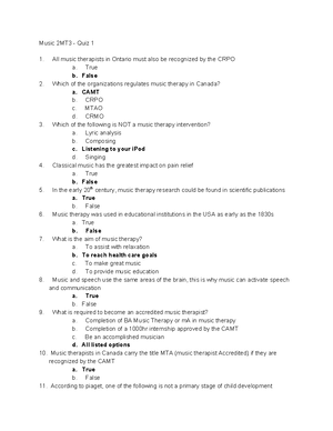 Music 2MT3 Mod 2 Music 2MT3 Lecture - Music 2MT3 – C Introduction to ...