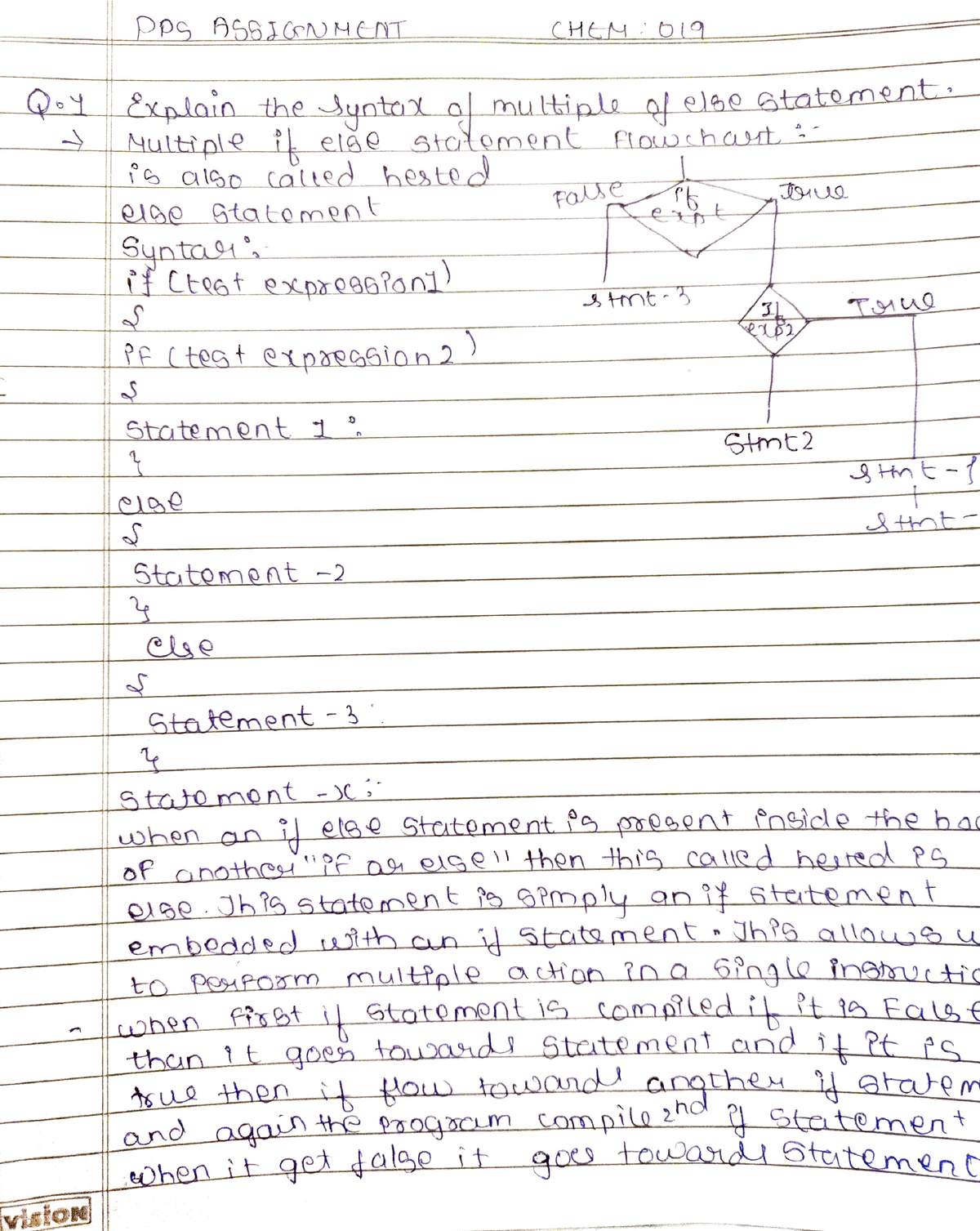 Pps assignment 1 - Chemical engineering thermodynamics - CHEM bi9 ...