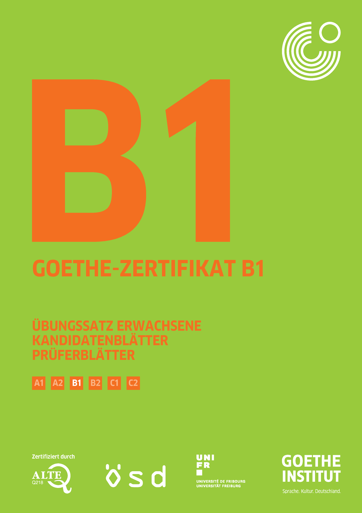 B1 Uebungssatz Erwachsene - GOETHE-ZERTIFIKAT B ÜBUNGSSATZ ERWACHSENE ...