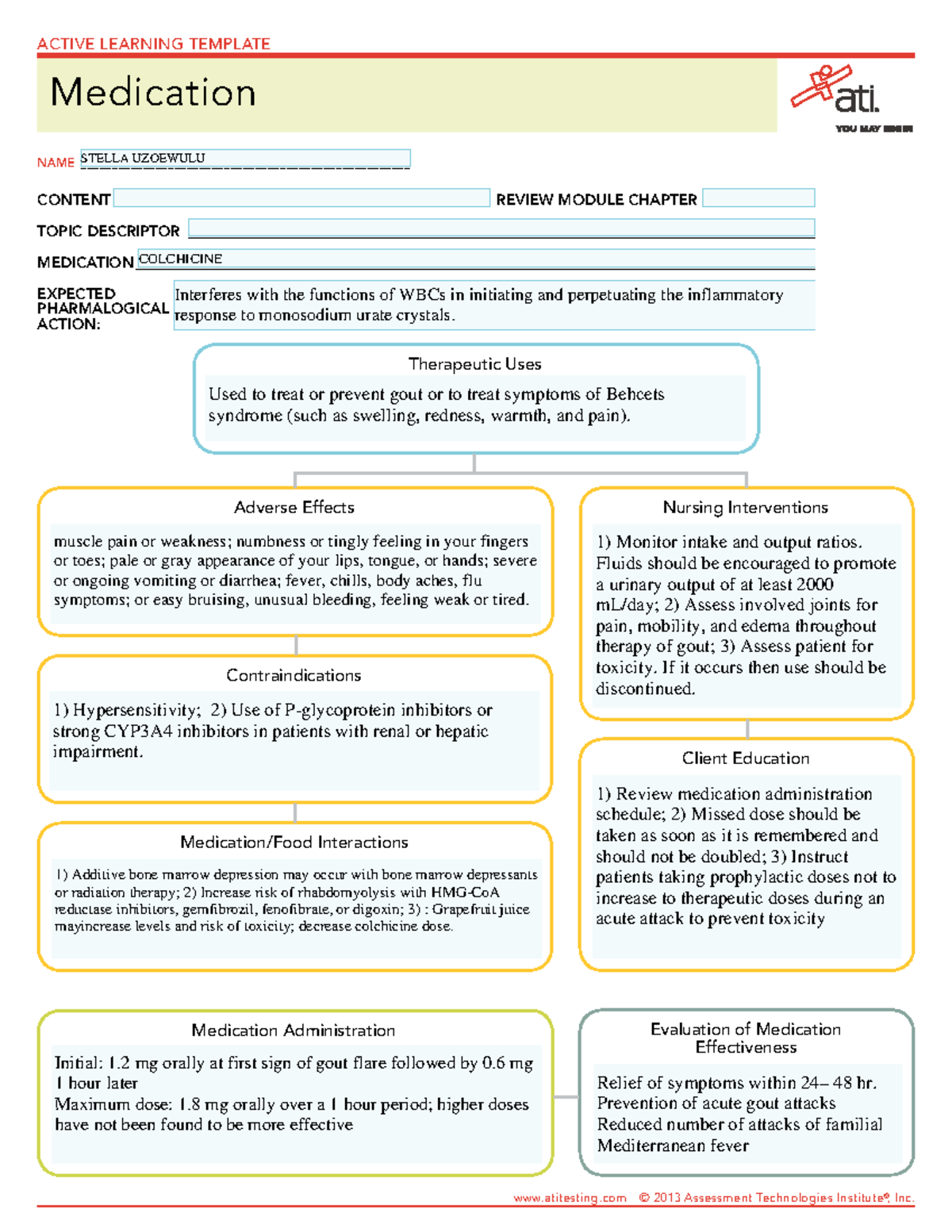 Colchicine and its impact and effects on the patients - Adverse Effects ...