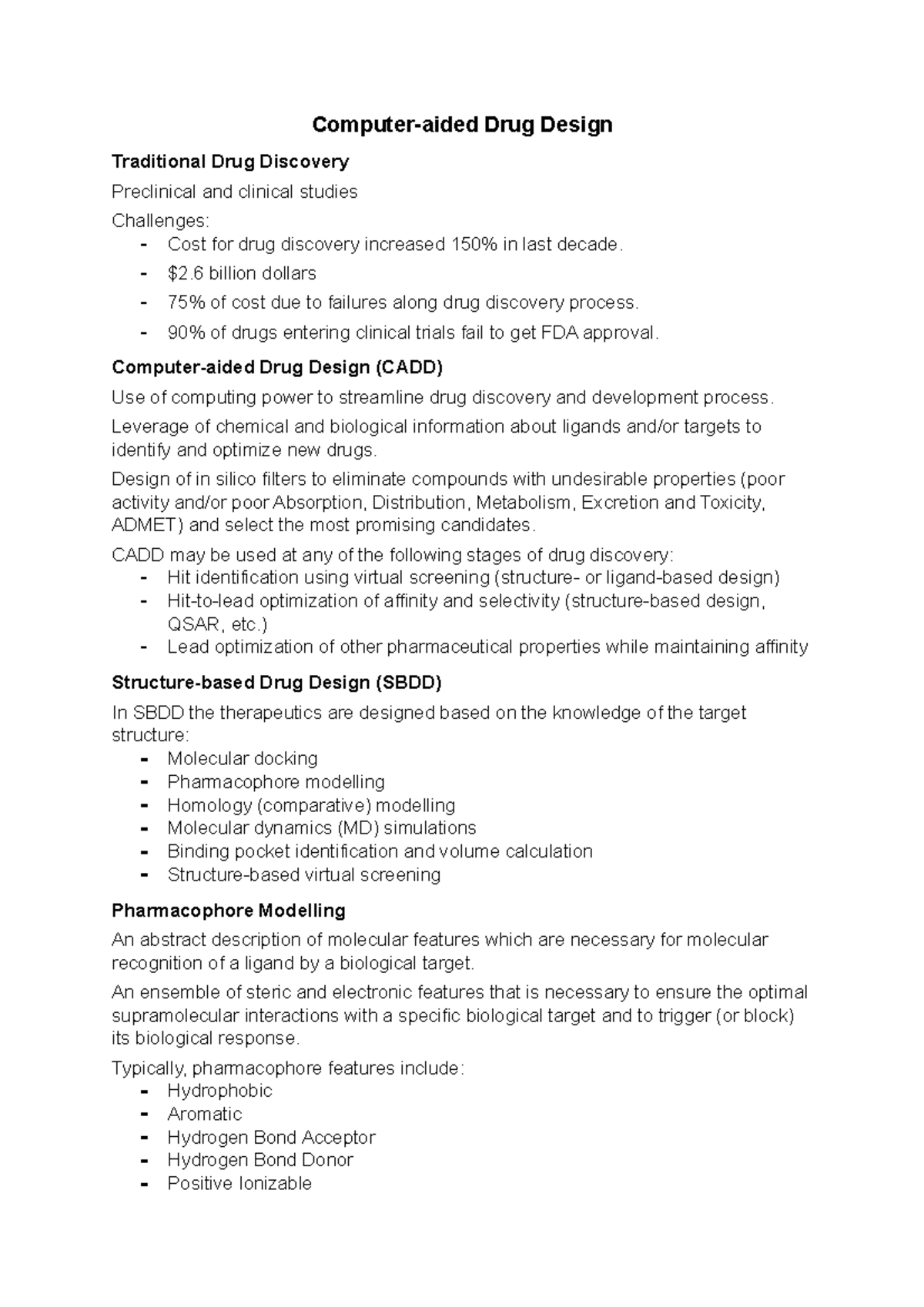 research paper on computer aided drug design