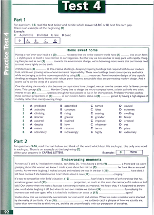 7) Nivell Avançat - Modelo Examen Ingles B2.2 Con Todas Las Partes - 1 ...