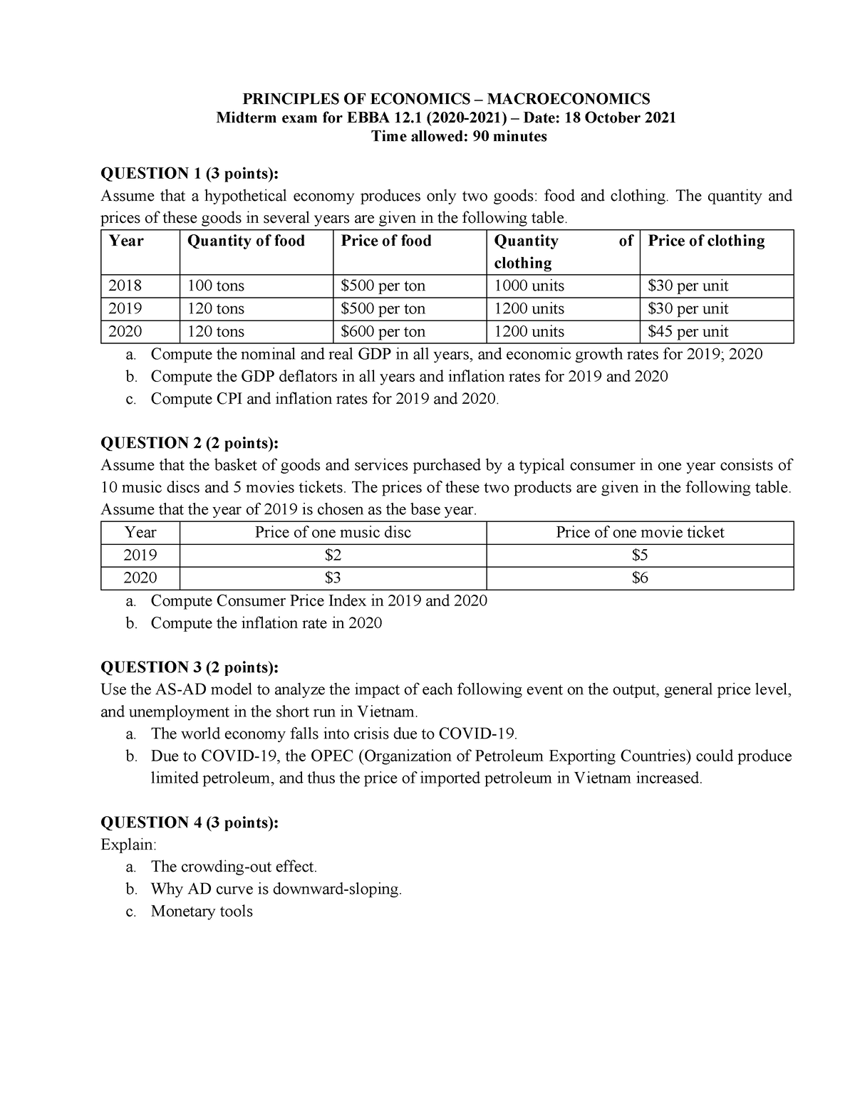 EBBA12 - Midterm Macro - PRINCIPLES OF ECONOMICS – MACROECONOMICS ...