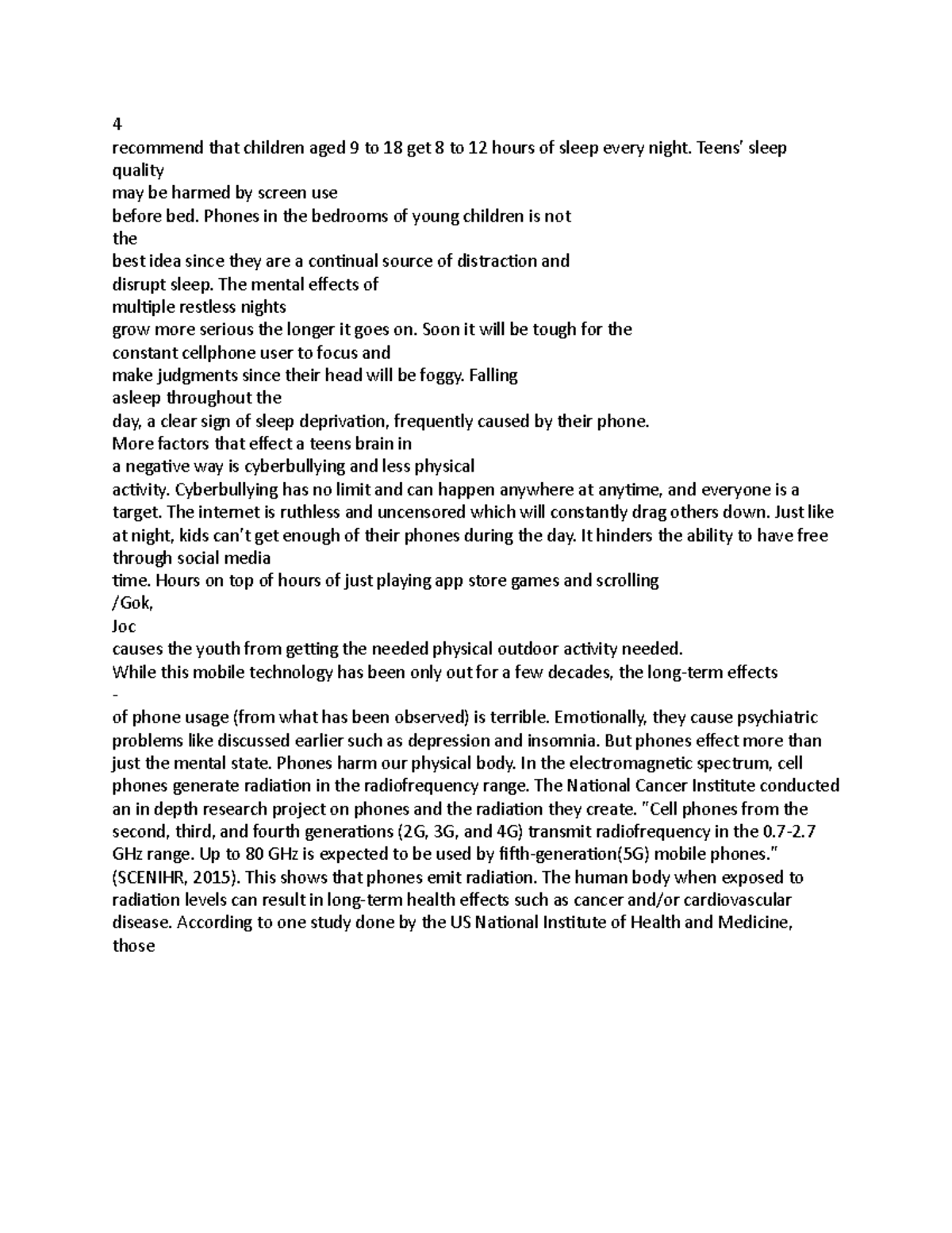 English CauseEffect Essay ENG106 GCU Studocu