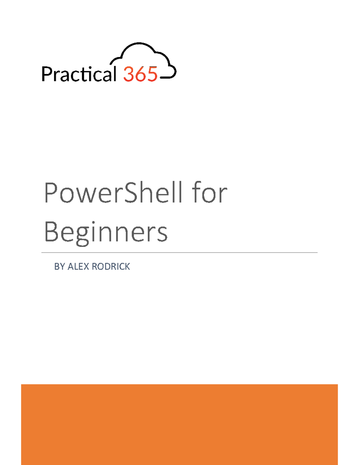 Power Shell For Beginners E Book - PowerShell For Beginners BY ALEX ...