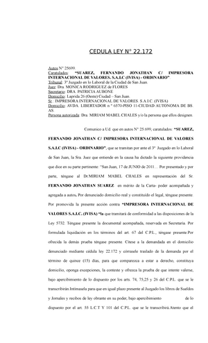 ACT 6 Procesal Civil - DERECHO PROCESAL CIVIL Y COMERCIAL AP 6 Prof ...