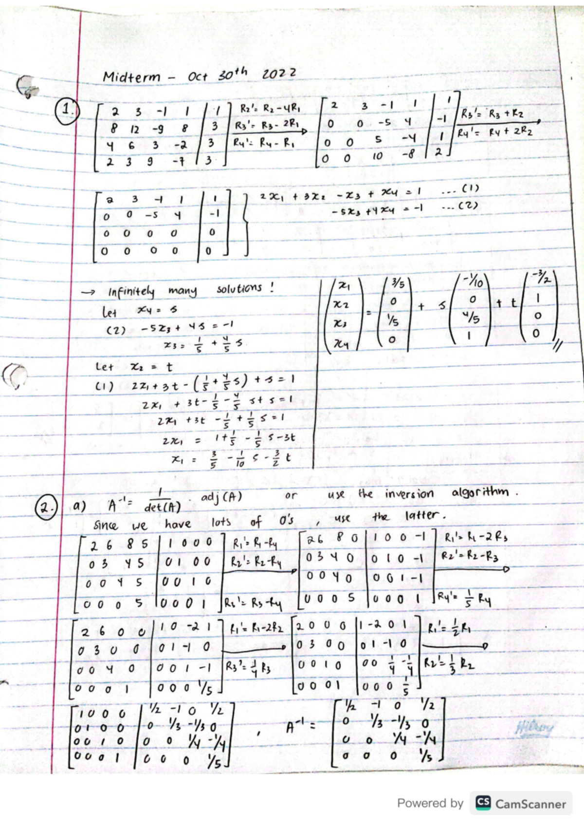 Fall 2022 Midterm Solution - MATH 204 - Studocu