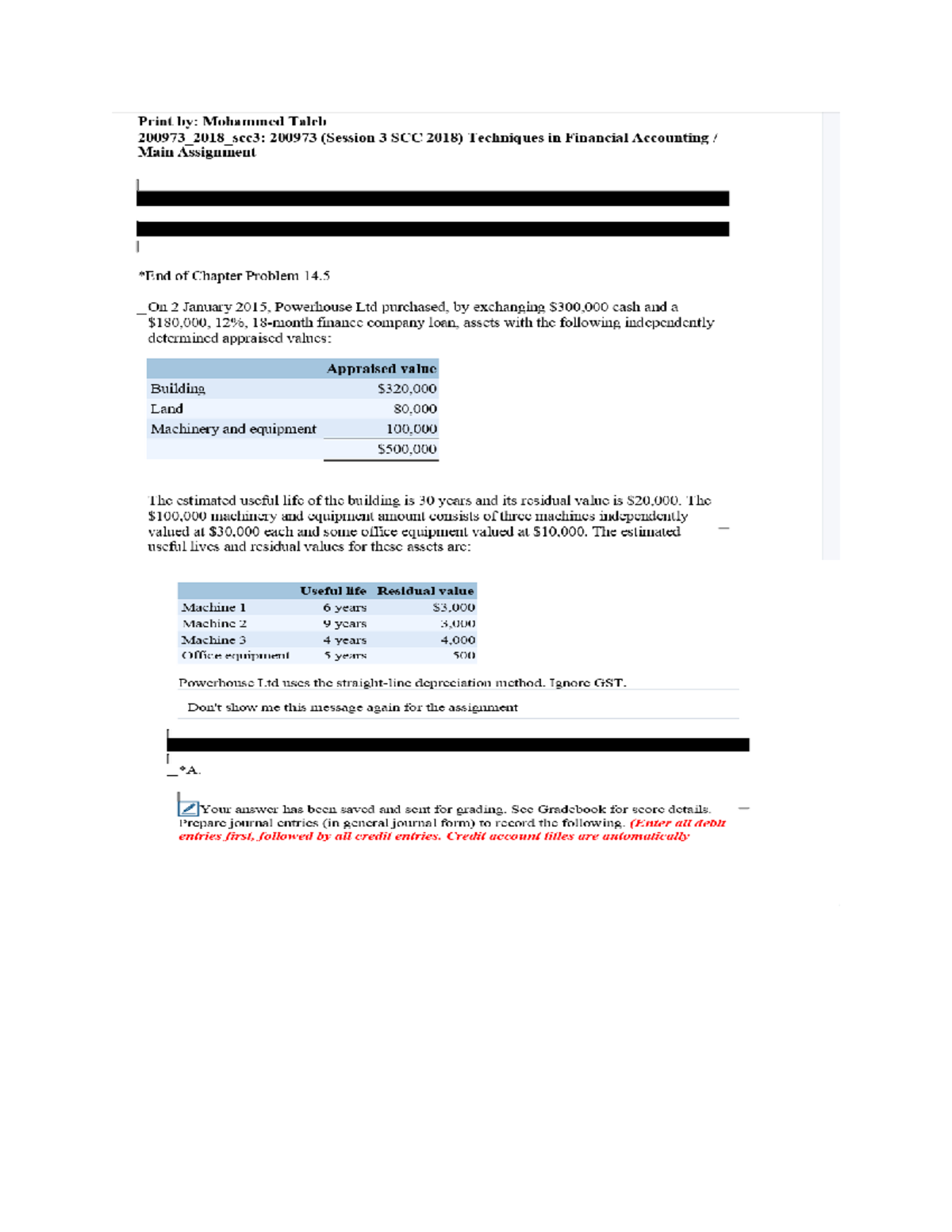 Accounting Assignment - Lemzii - Copy - Cost Accounting - Studocu