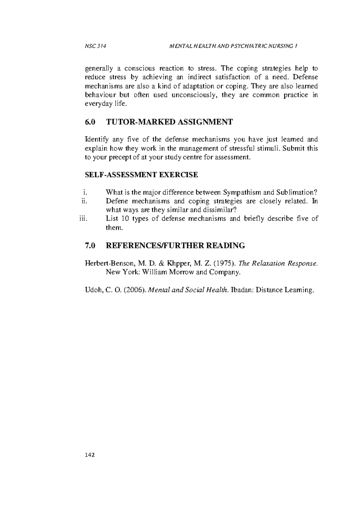 Nursing Psychiatric (1)23 NSC 314 MENTAL HEALTH AND PSYCHIATRIC
