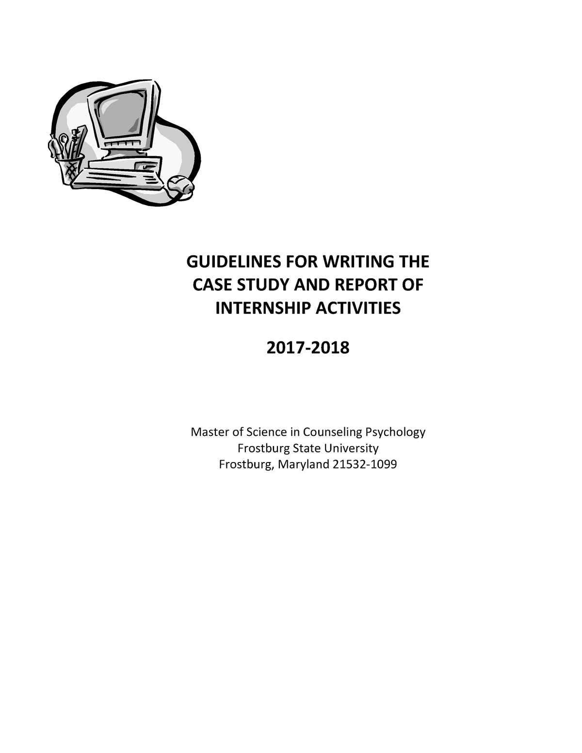 rd internship case study format