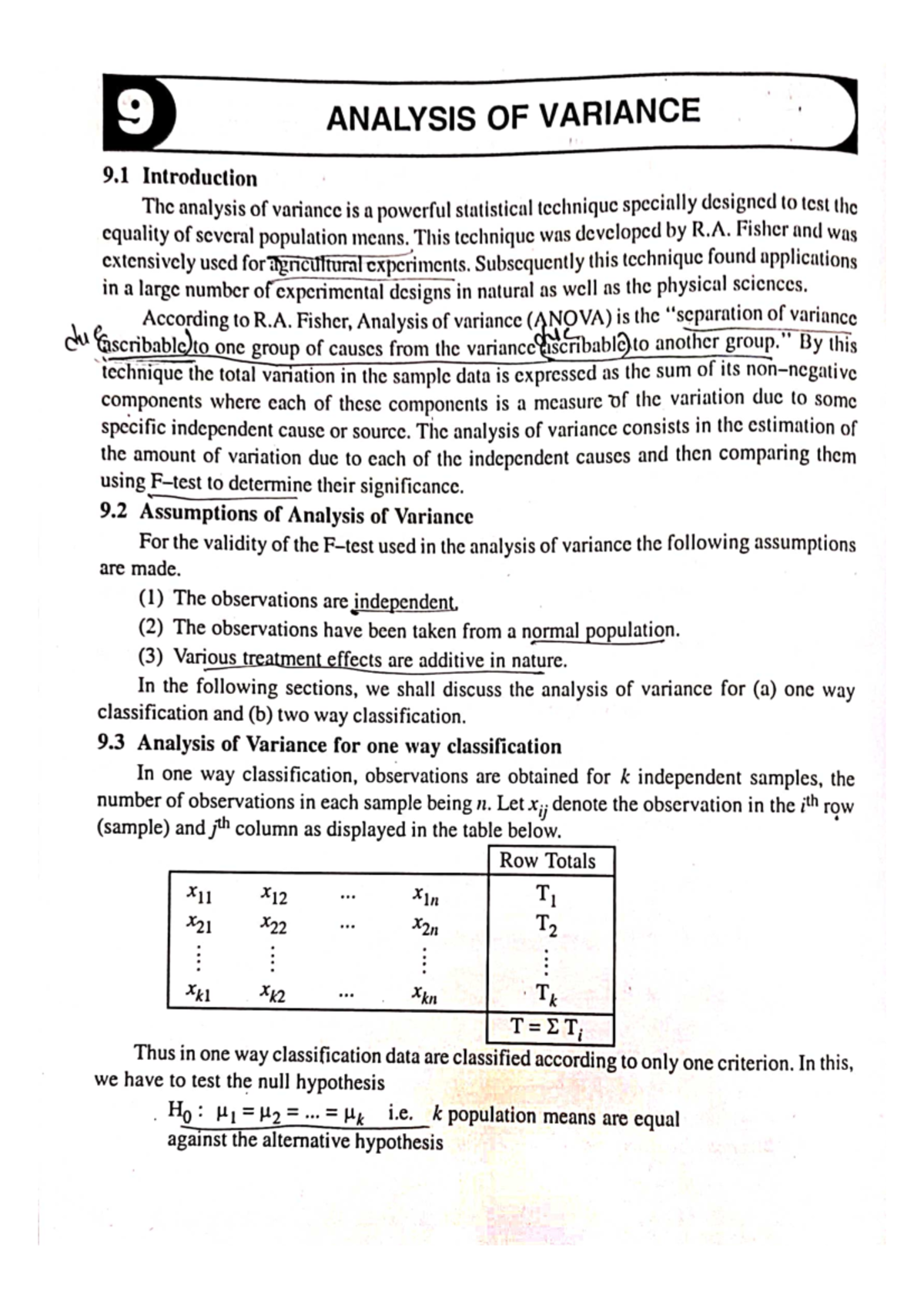 Anova - statistics lacture notes - Discrete mathematics and its ...