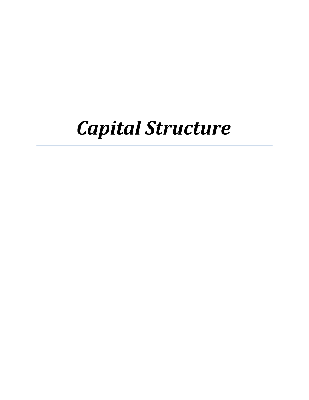 assignment-capital-structure-capital-structure-table-of-contents