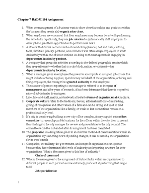 Chapter 1: Exploring the World of Business and Economics - BADM 101 ...