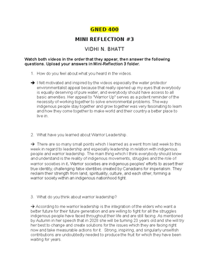 Mini reflection - 1 - Mini Reflection This is the identity that I ...
