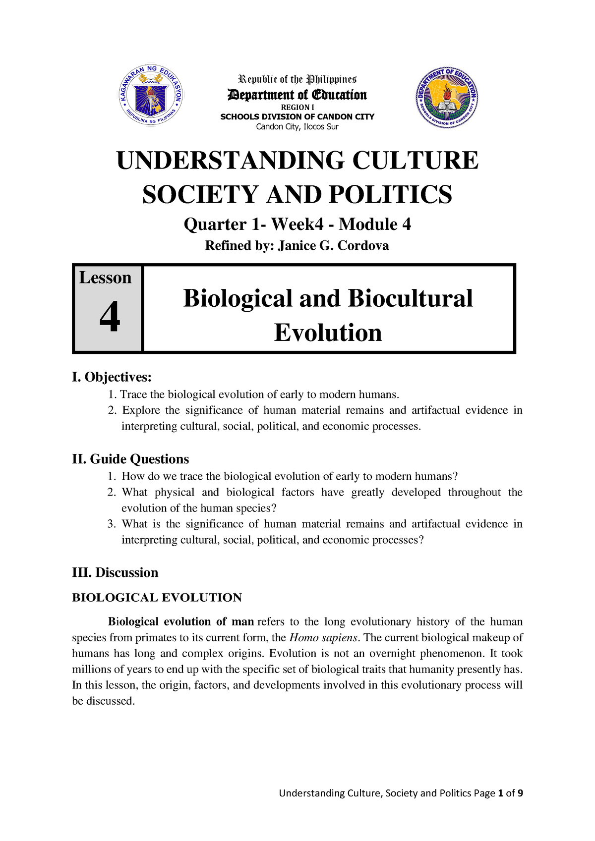 Understanding-Culture-Society-and-Politics Q1 W4 M4 LDS Biological And ...