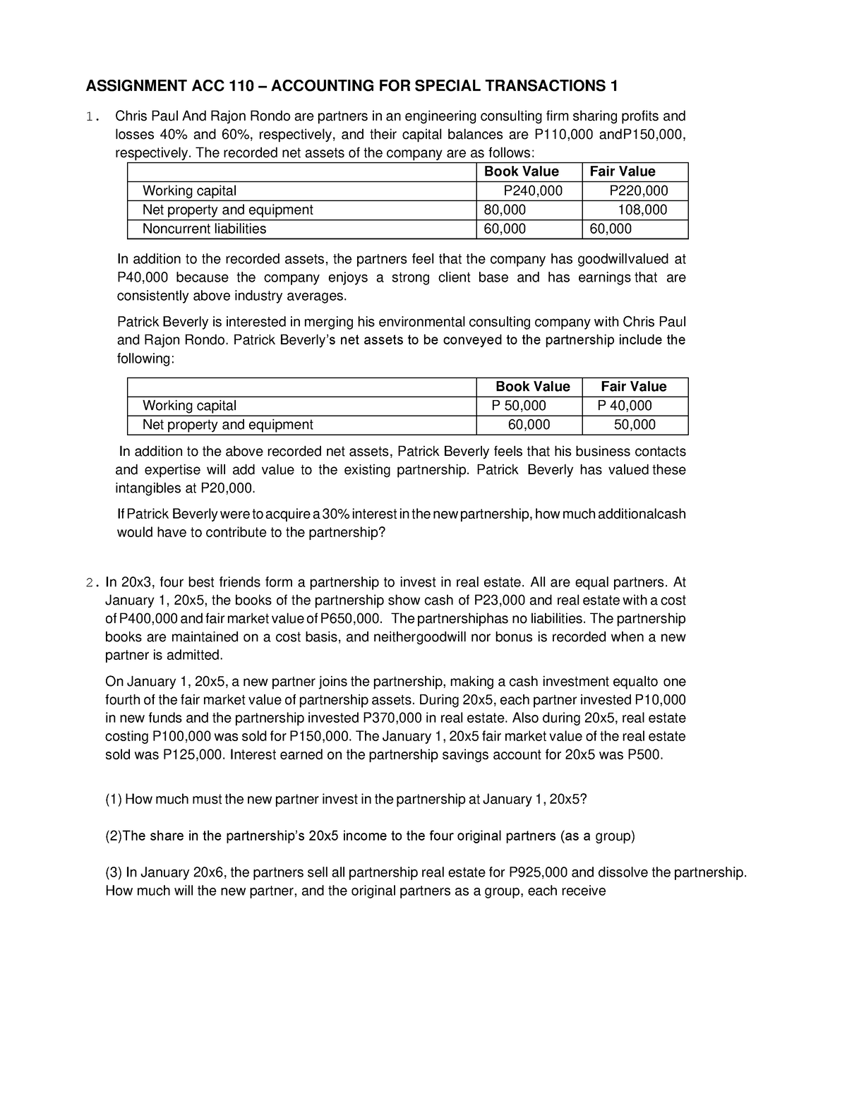 contoh assignment acc117