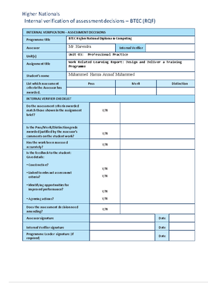 Unit 01- Programming - Higher Nationals Internal verification of ...