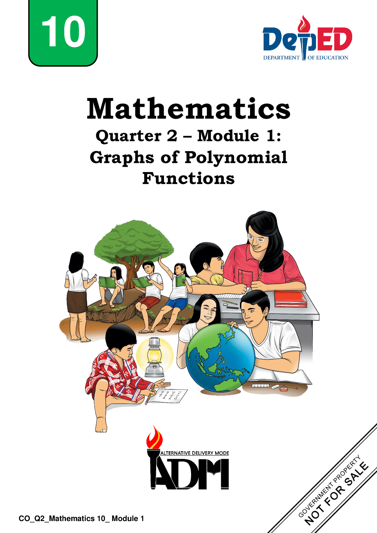 Q2m1 Sex Mathematics Quarter 2 Module 1 Graphs Of Polynomial Functions 10 Mathematics 4178