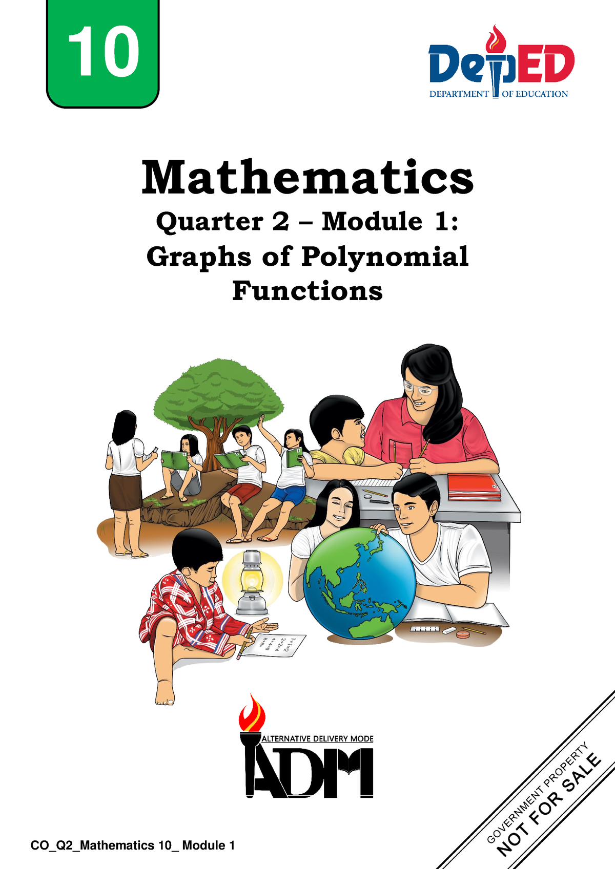 Q2m1 Sex Mathematics Quarter 2 Module 1 Graphs Of Polynomial Functions 10 Mathematics 8828