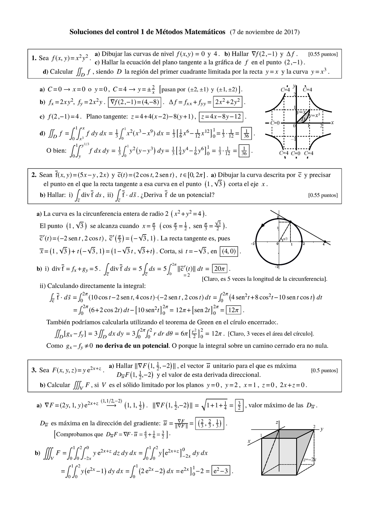 Ejercicios Examen Calculo Integral Y Aproximado Calcul 0007 Studocu