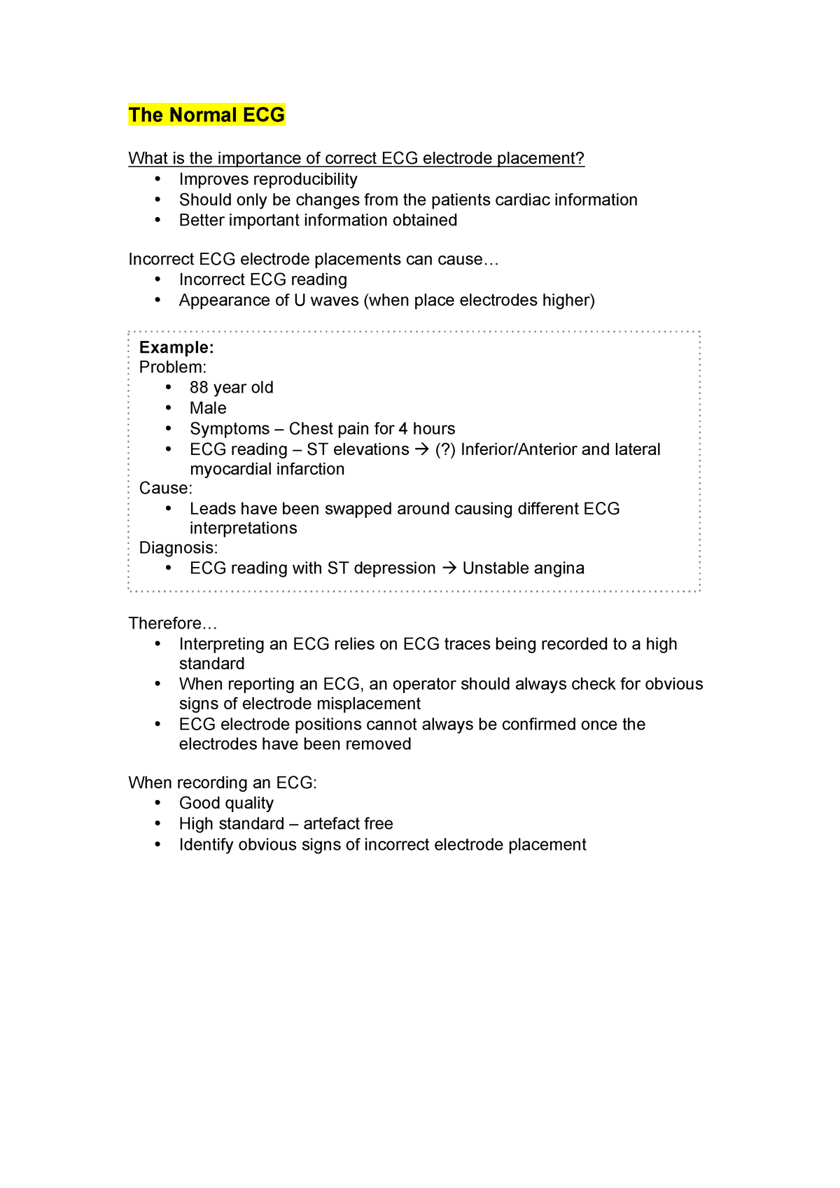 the-normal-ecg-preparation-for-exam-the-normal-ecg-what-is-the