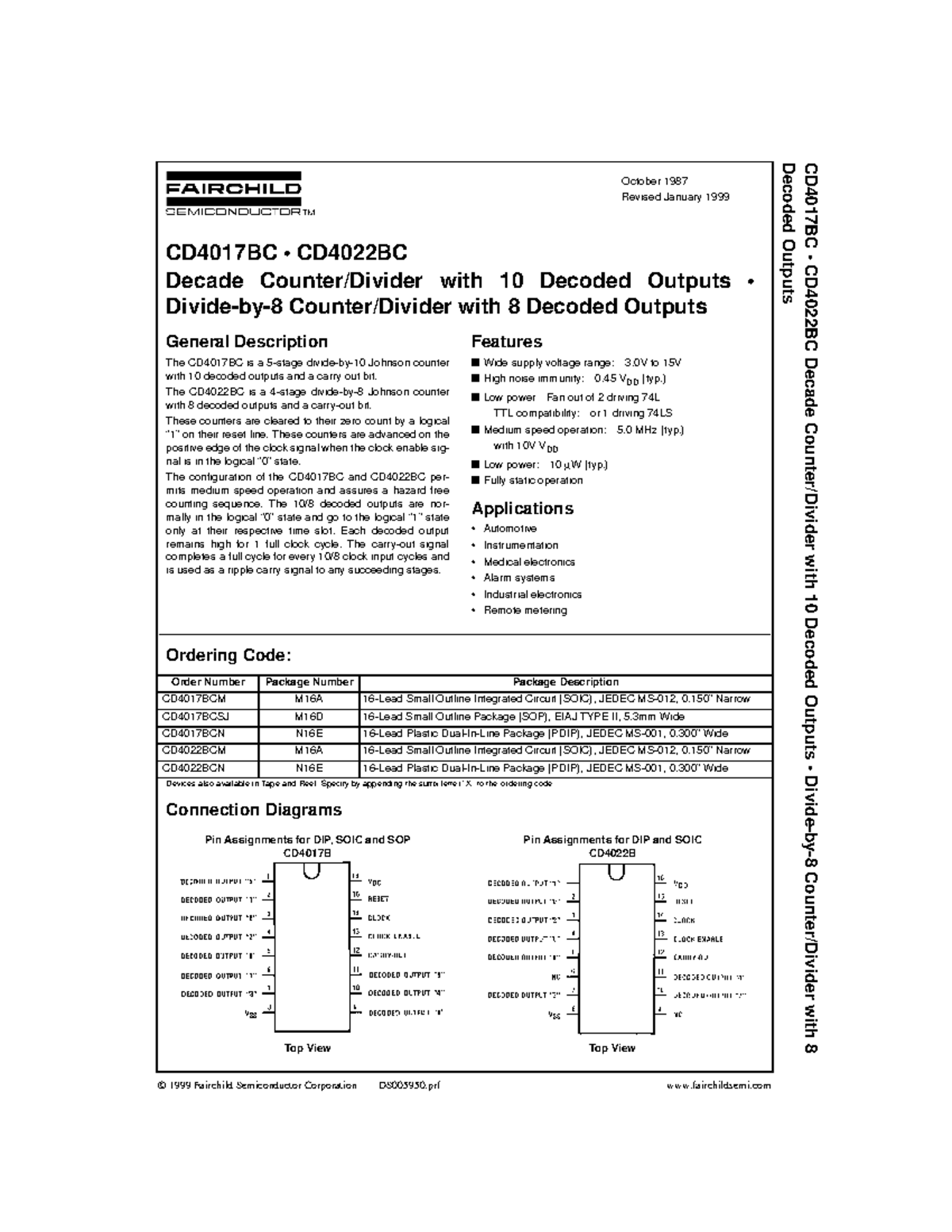 ring-counter-specification-cd4017-october-1987-revised-january-1999