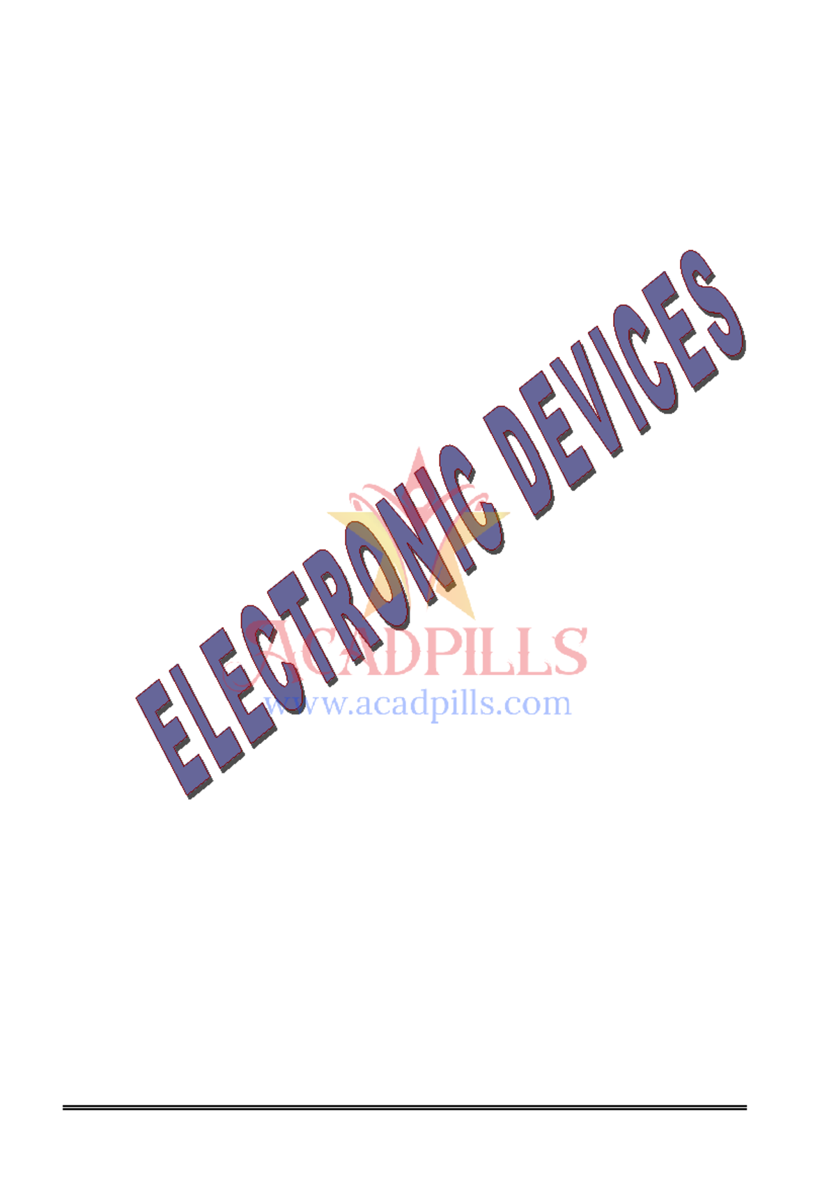 Electronic devices Notes and important questions ELECTRONIC DEVICES