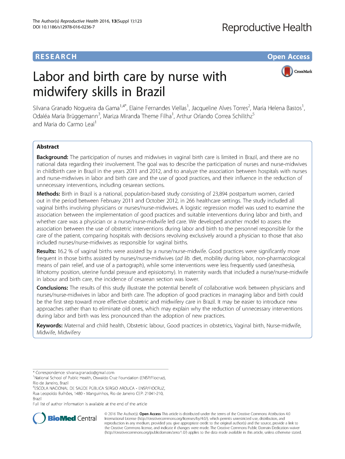 a literature review of midwifery led care in reducing labor and birth interventions