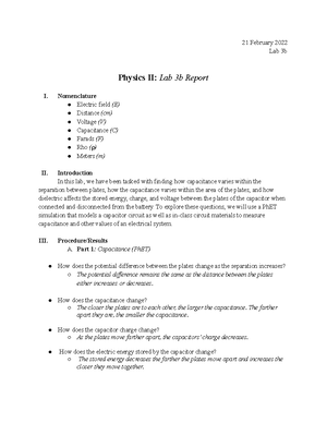 Lab 2a Excel PDF - Electric Field for two Positive Charges Particle ...