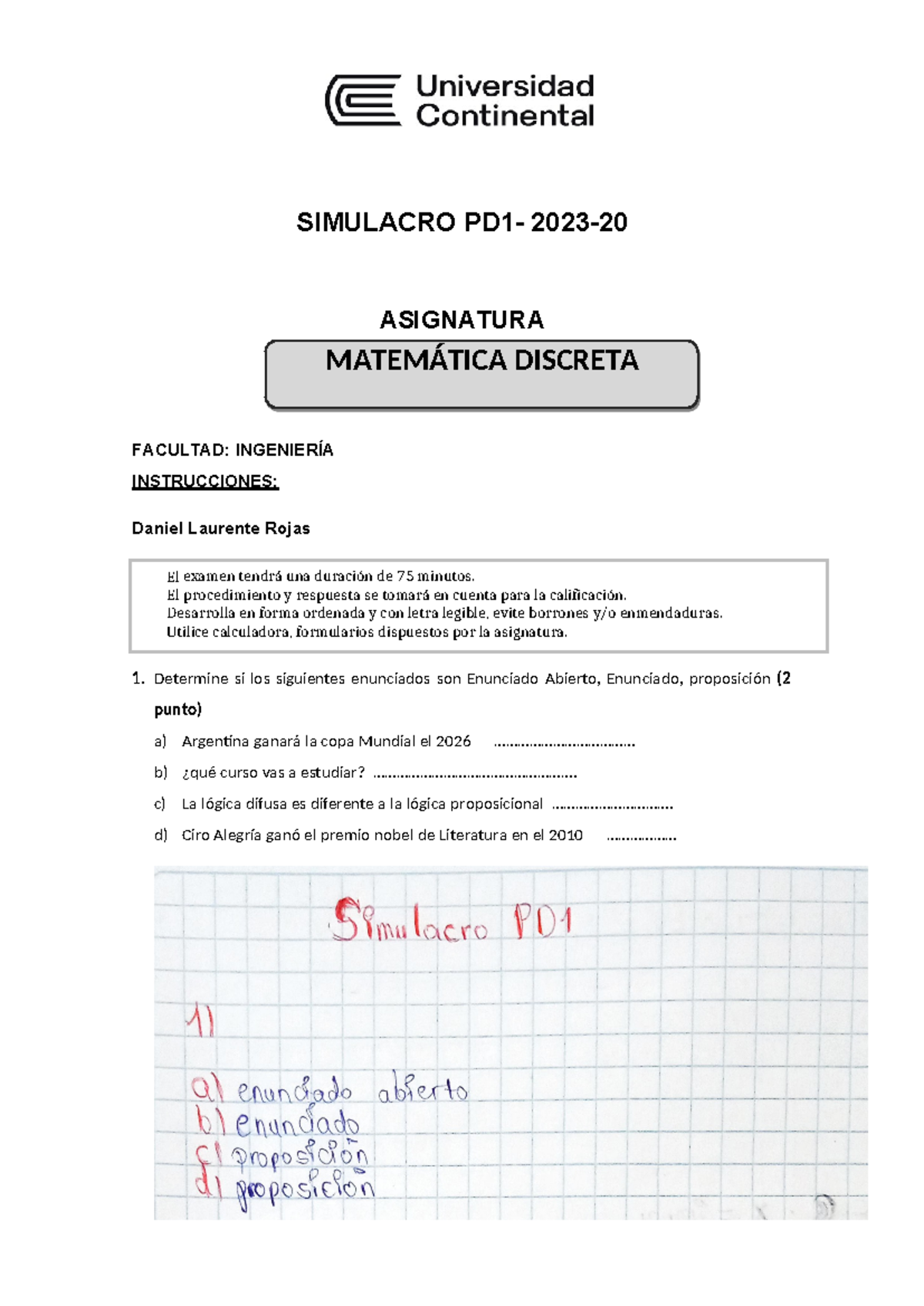 RATA - practica consolidado 1 - SIMULACRO PD1- 2023- ASIGNATURA ...