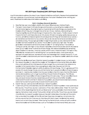 HIS 200 Historical Analysis Essay Progress Check 3 Guidelines and ...